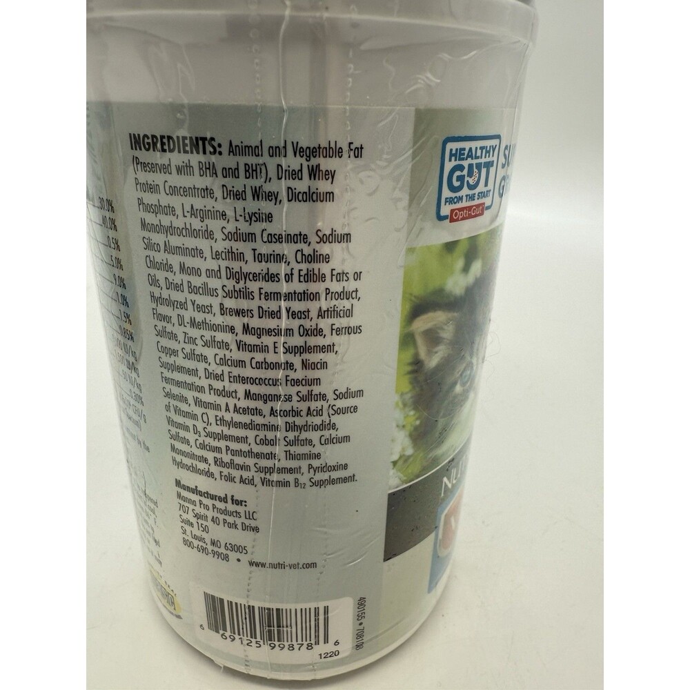 Lot of 3 Nutri-Vet Milk Replacement For Kittens, Powdered Milk, 12oz BB: 12/2026 - Picture 12 of 12